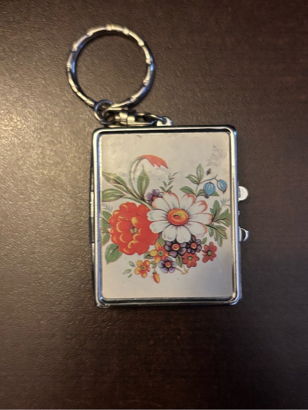 Vintage Pill Box Keychain